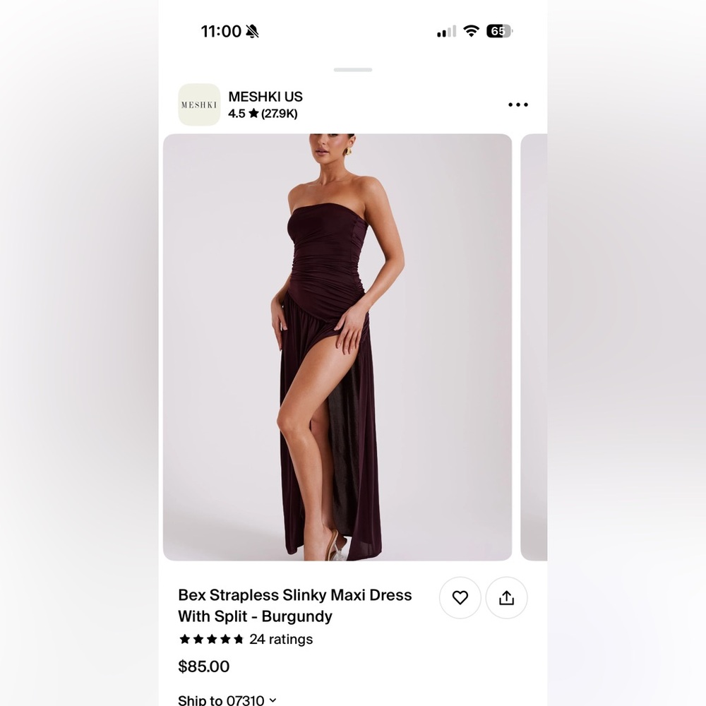 MESHKI bex dress